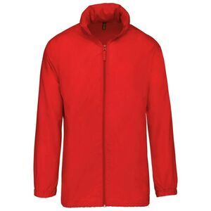Kariban Unisex Adult Plain Windbreaker / Red